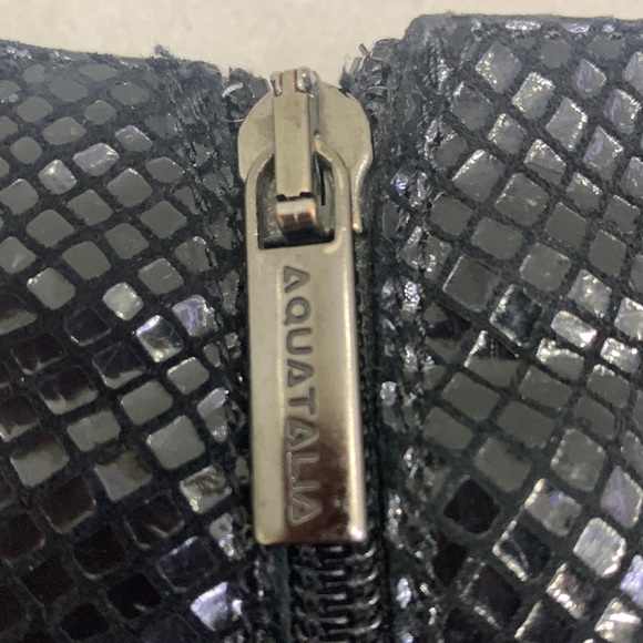 Made in🇮🇹AQUATALIA Super Soft Waterproof Snakeskin Leather Ankle … - Picture 10 of 16